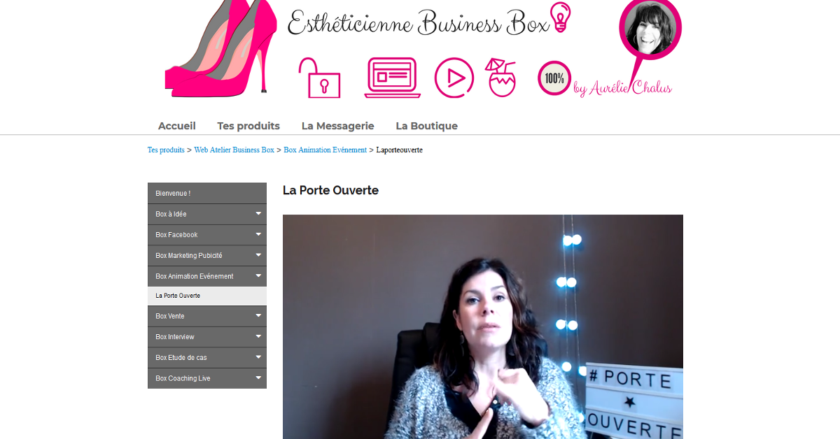 Estheticienne Business Box