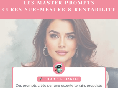 Prompts IA pour esthéticiennes | Prompt Masters – cure sur mesure et rentabilité Esthéticiennes Pro Coaching