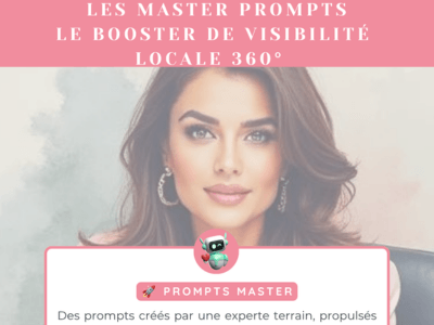 Prompts IA pour esthéticiennes | Prompt Masters – booster de visibilité locale 360°Esthéticiennes Pro Coaching