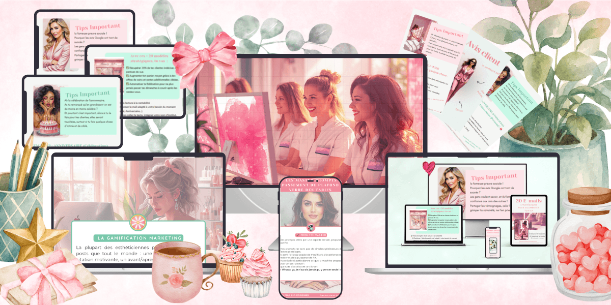 boutique digitale estheticienne pro coaching